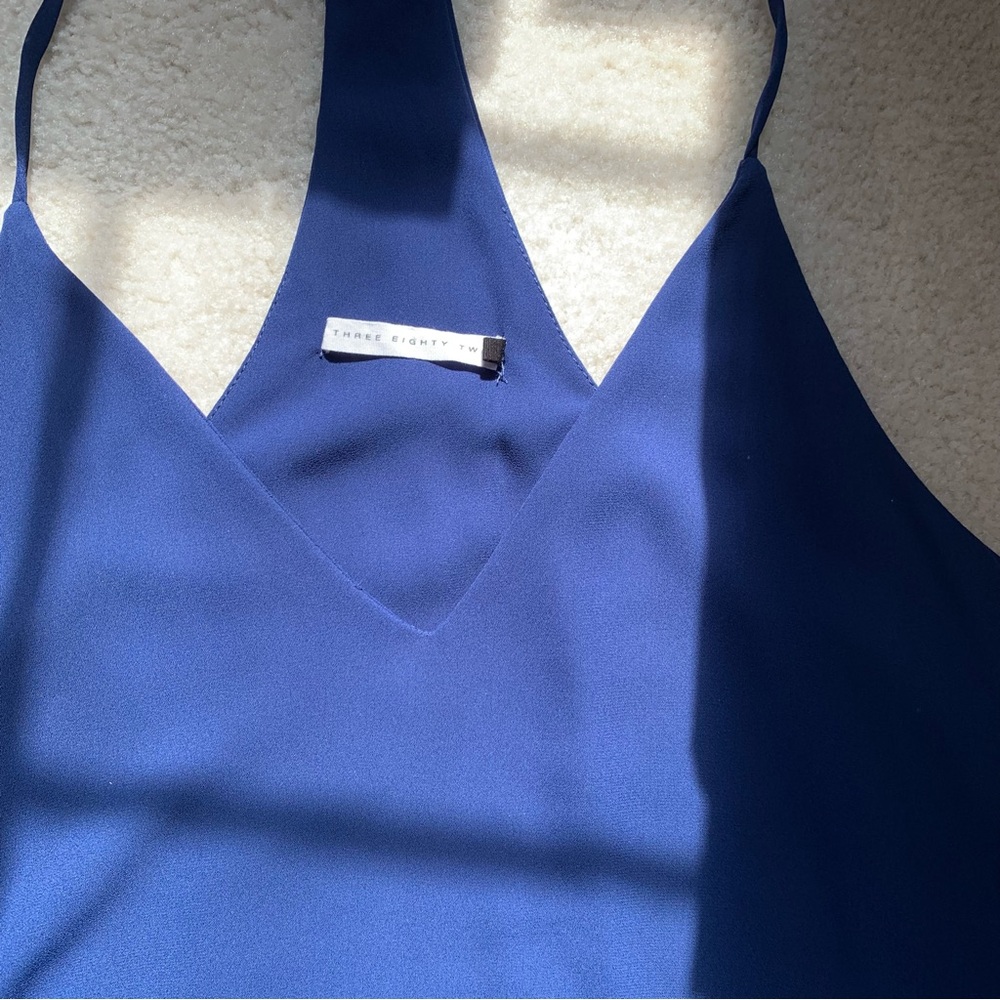 Three Eighty Two Tanner Slip Mini Dress in Indigo Revolve - Picture 6 of 7